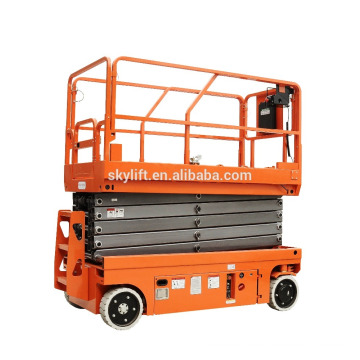 Electric 10m self propelled scissor lift aerial work platform